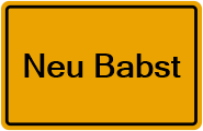 Grundbuchauszug Neu Babst